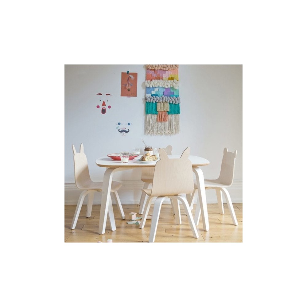 Chaise Jeux d'ours (2 pcs.), Bouleau