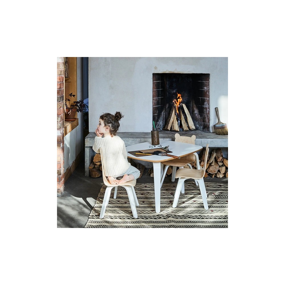 Chaise Jouer à Hare (2 pcs.), Bouleau