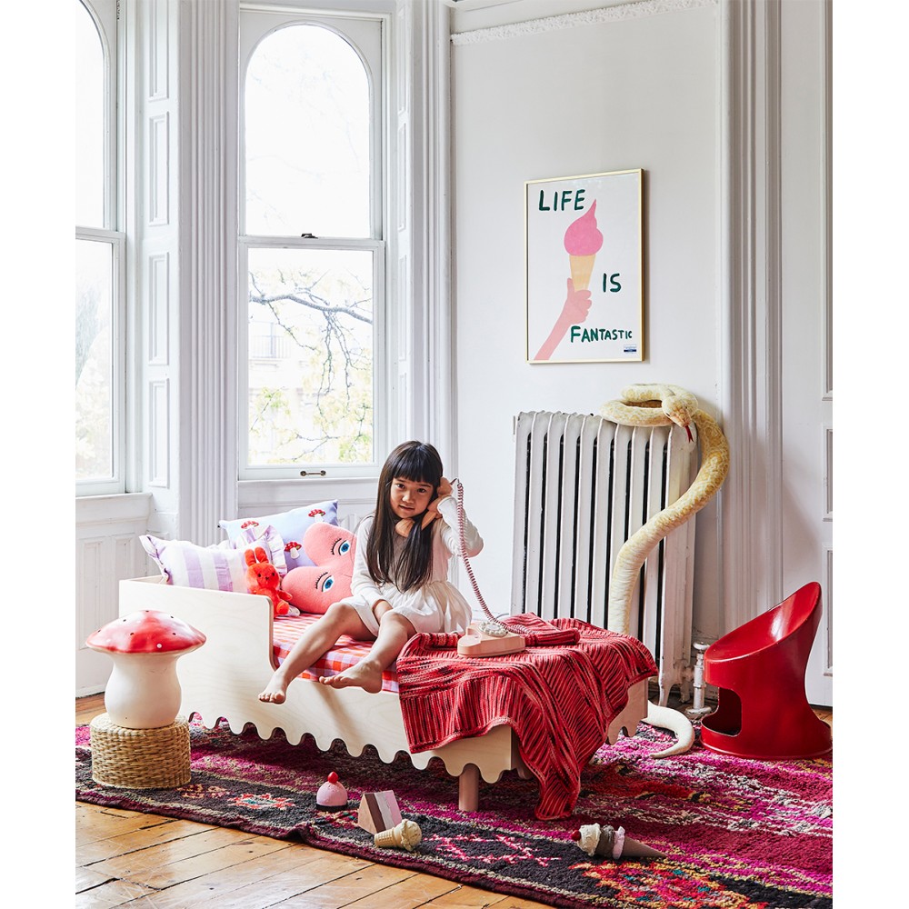Kinderbett "Moss", Rot