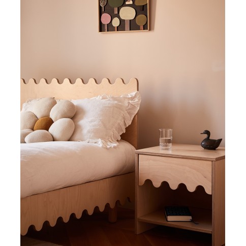 Jugendbett "Moss", Birke