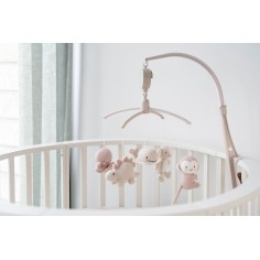 Musik Mobile, Tiere - Rosa/ Warm Linen