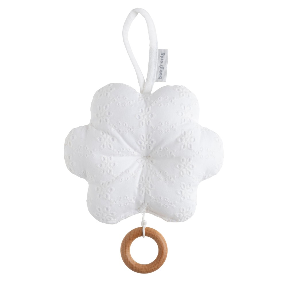 Spieluhr Blume Calm, Weiss