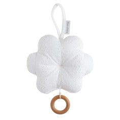 Spieluhr Blume Calm, Weiss