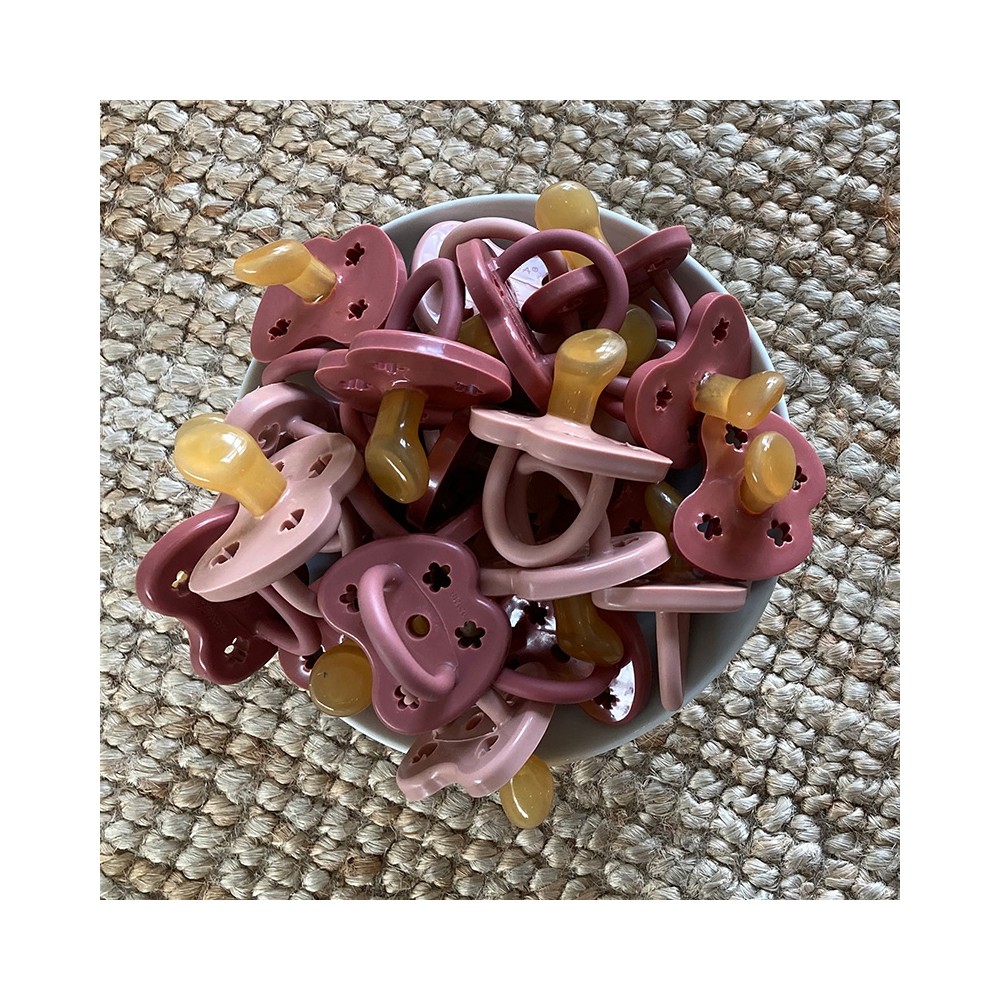 Schnuller Powder Pink & Rosewood (2 Stk.)