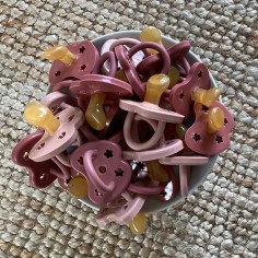 Schnuller Powder Pink & Rosewood (2 Stk.)