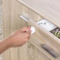 Serrure magnétique avec aide au montage (1PC.)