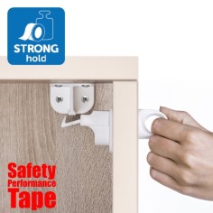 Serrure magnétique avec aide au montage (1PC.)