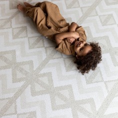 Spielmatte Kilim, Feather Grey