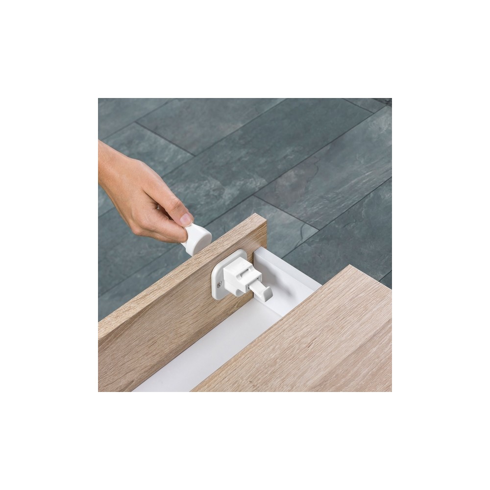 Serrure magnétique avec aide au montage (1PC.)