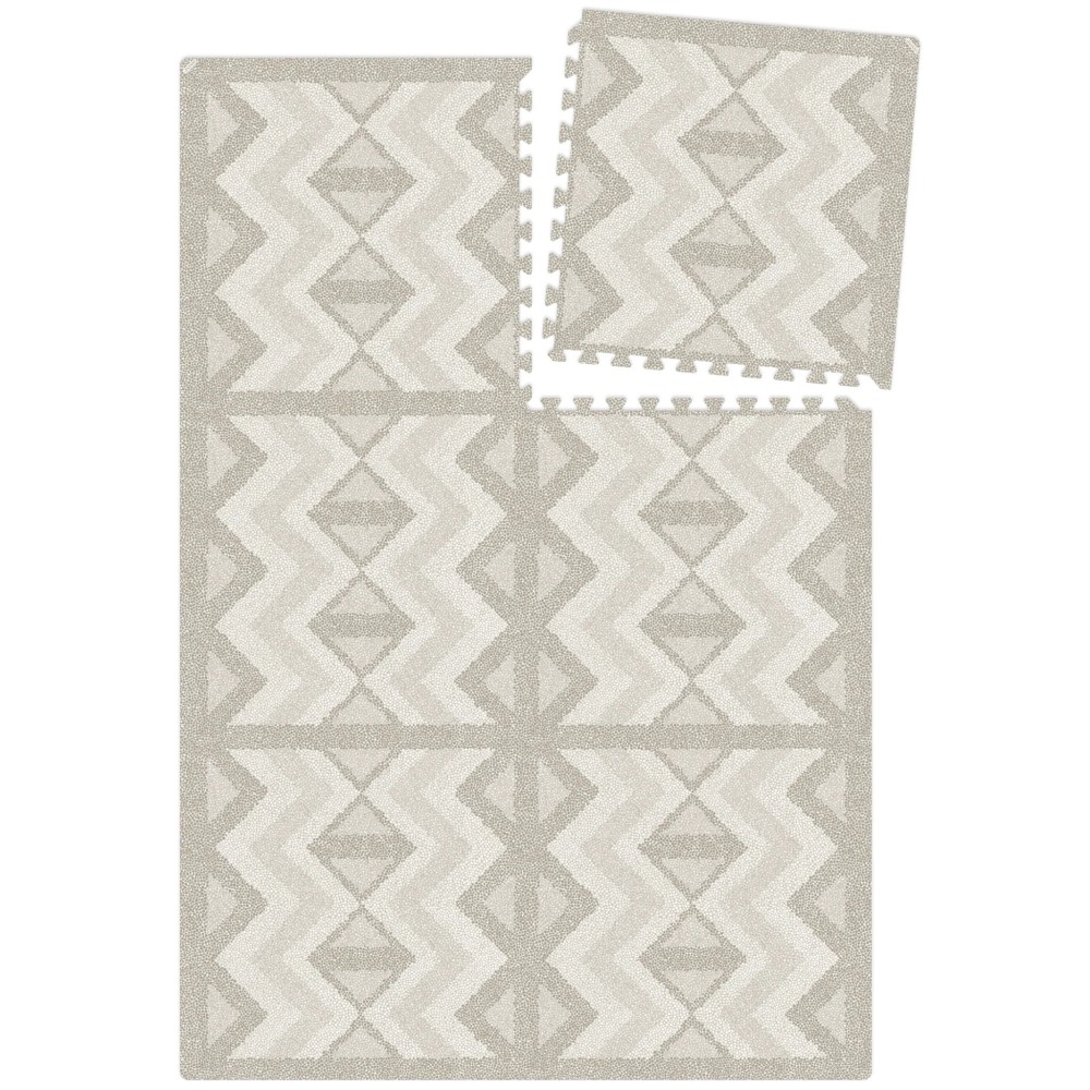 Spielmatte Kilim, Feather Grey