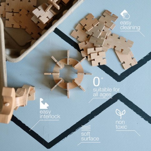 Spielmatte Beni, Wolkengrau