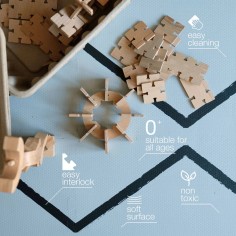 Spielmatte Beni, Wolkengrau