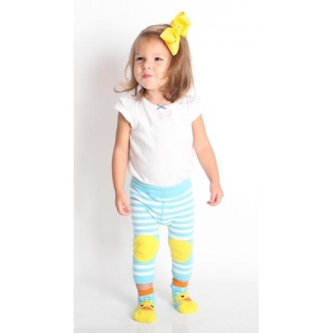 Zoocchini Baby Leggings & Chaussettes Ensemble, flaques au canard