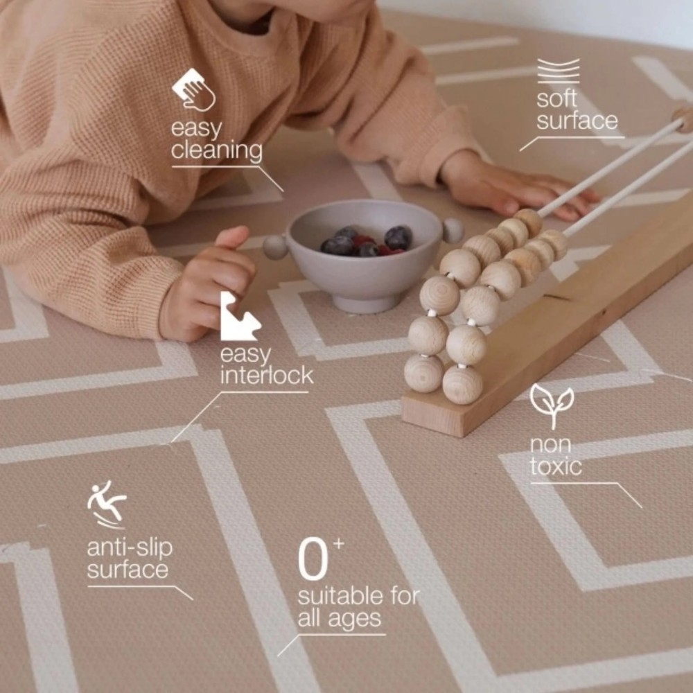 Spielmatte Modern Blocks, Wüstensand