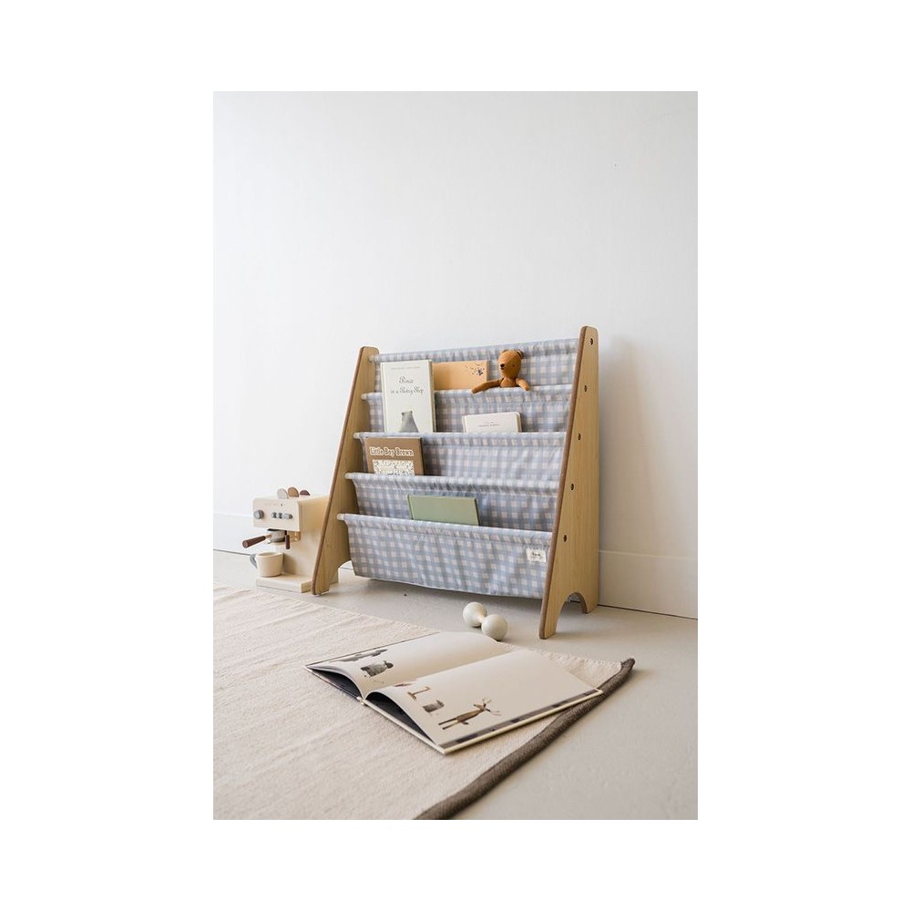 Bücherregal, Gingham Blue