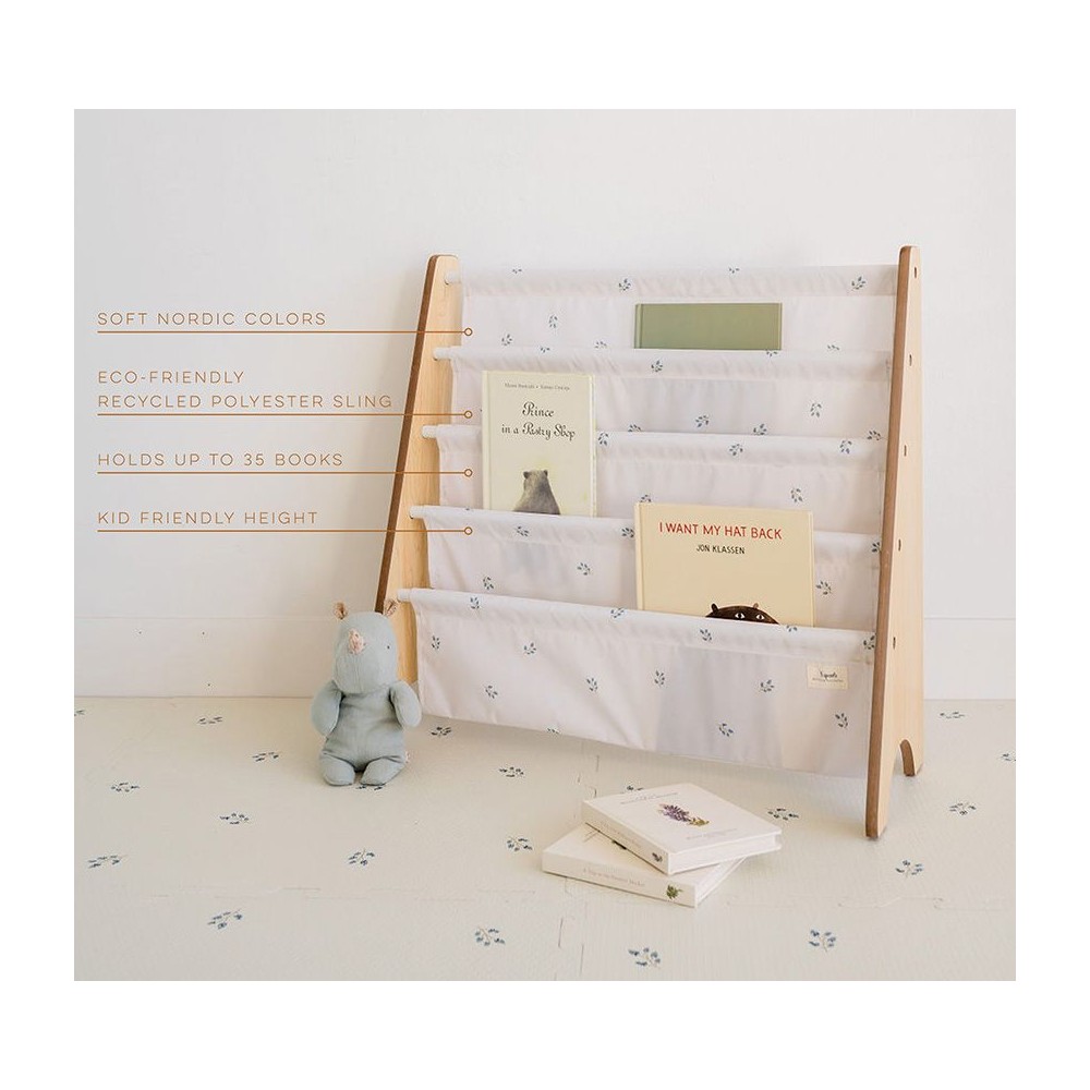 Bücherregal, Blueberry Ivory