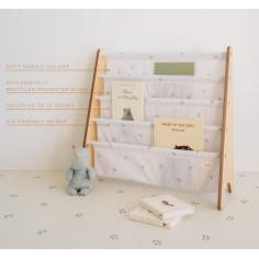 Bücherregal, Blueberry Ivory