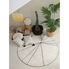 Trace de tapis beige