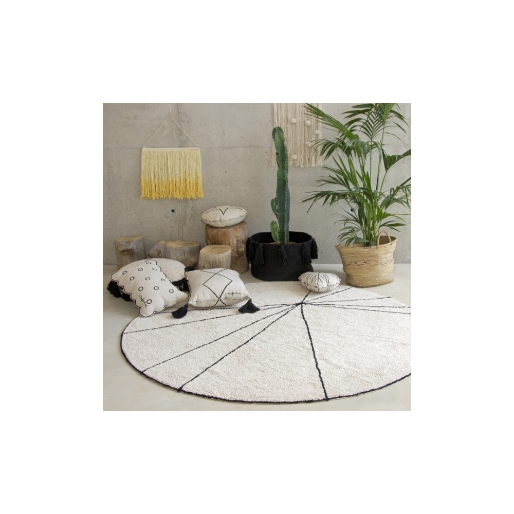 Trace de tapis beige