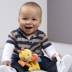 Schnullerhalter Kuscheltier, Shelly Shy