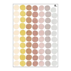 textile Wandaufkleber (1 Bogen), Pencil Dots 2