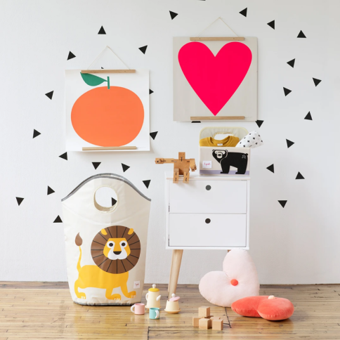 Panier à linge, lion