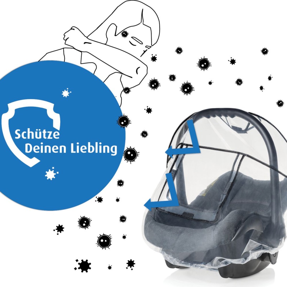 Regenschutz für Babyschale