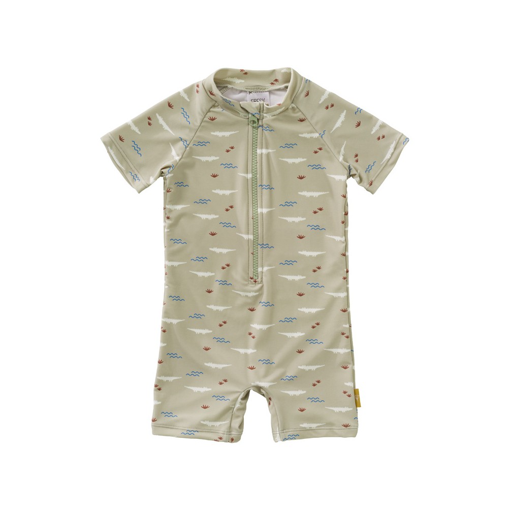 UV Badeanzug komplett, Krokodil