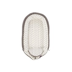 "HOME" Nestchenkorb Premium weiss mit grauen Sternen