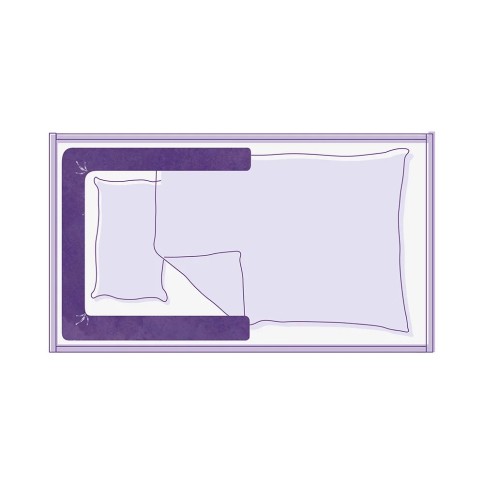 Bettschlange Kuschelhase grün