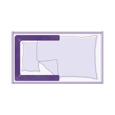 Bettschlange Kuschelhase beige