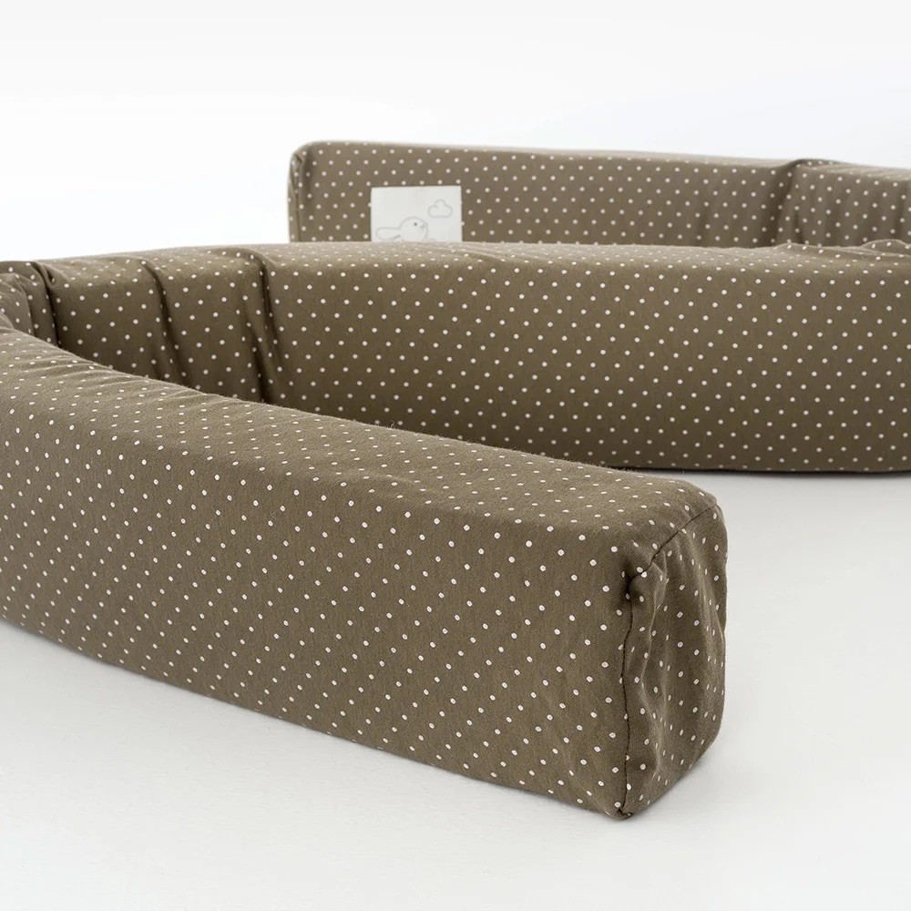 Bettschlange Pünktchen oliv