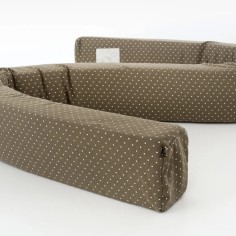 Bettschlange Pünktchen oliv