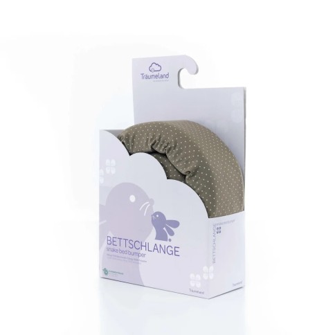 Bettschlange Pünktchen oliv