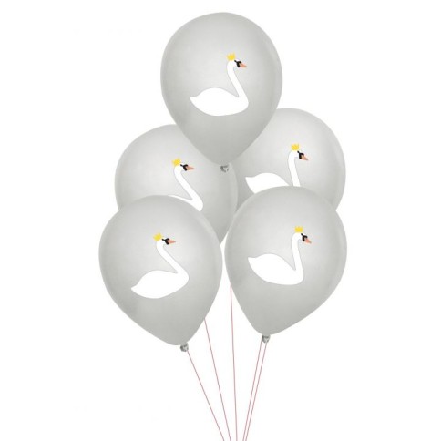 My Little Day Ballons en latex, 5 pcs. - cygne