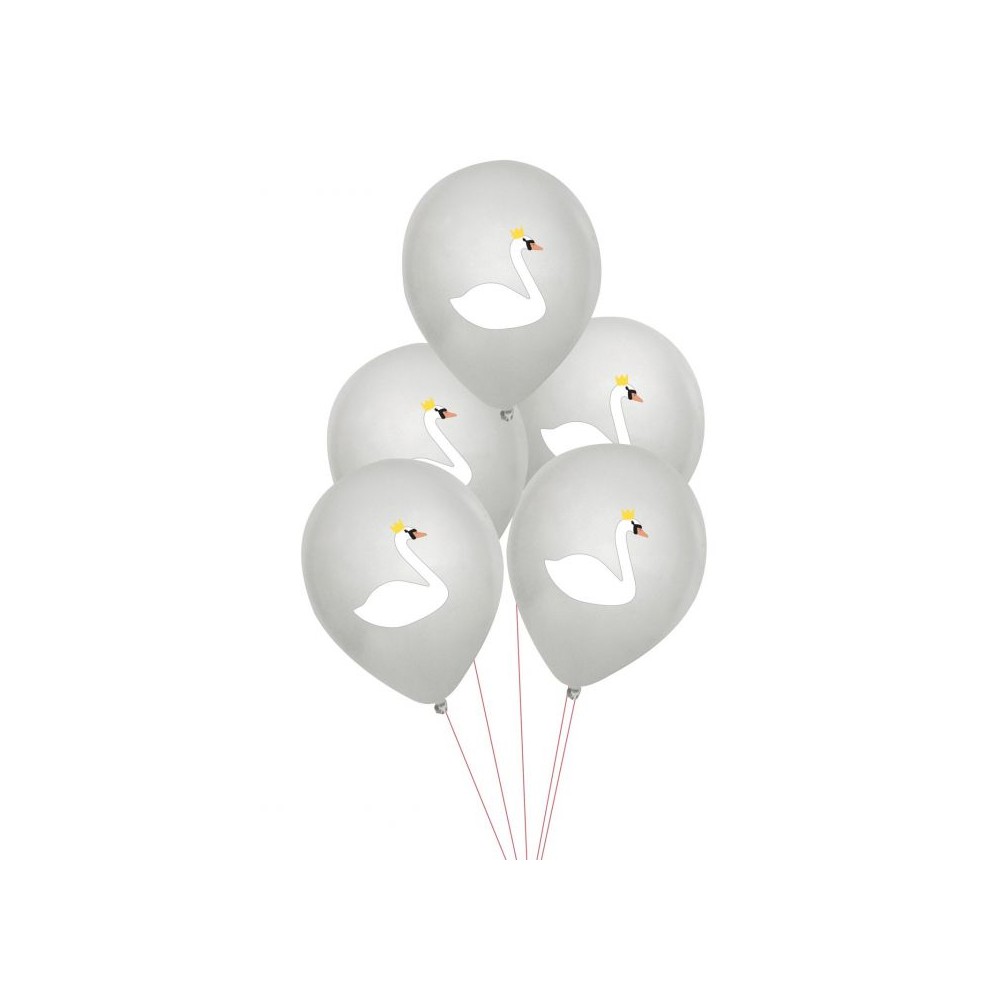 My Little Day Ballons en latex, 5 pcs. - cygne