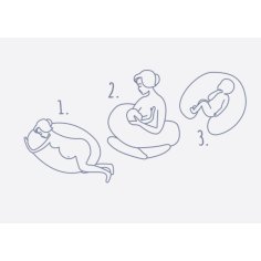 Stillkissen elastisch Kuschelhase beige