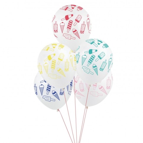 My Little Day Ballons en latex, 5 pcs. - Glaces