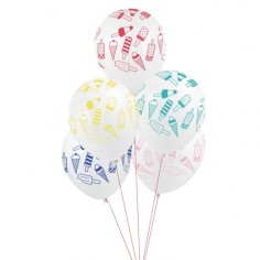 My Little Day Ballons en latex, 5 pcs. - Glaces