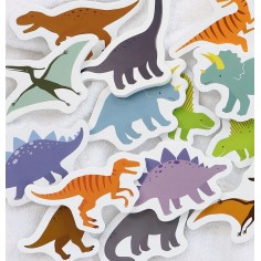 Schaumstoff Badespielzeug inkl. Aufbewahrungsnetz / Dinosaurier