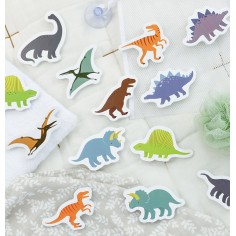 Schaumstoff Badespielzeug inkl. Aufbewahrungsnetz / Dinosaurier