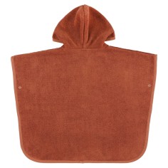 Kapuzenbadetuch Poncho, Hush Rust