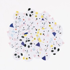 My Little Day Confettis en papier de soie, mini-animaux