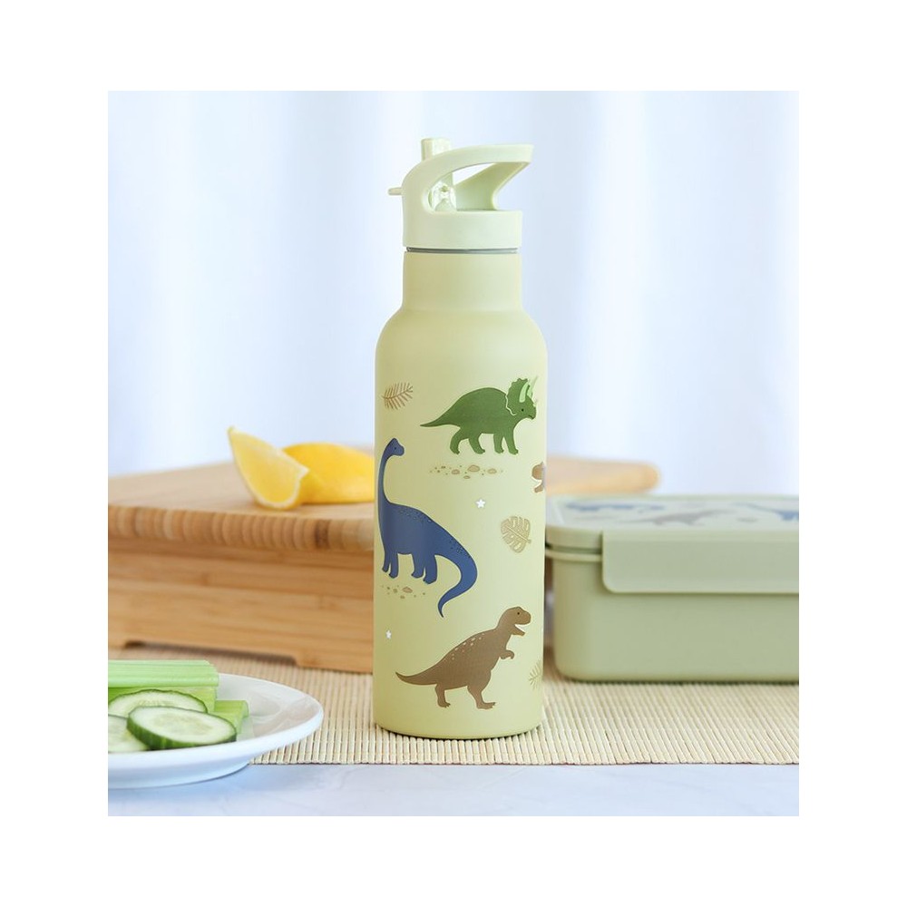 Edelstahl Trinkflasche - Dino (500 ml)