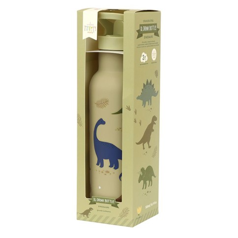 Edelstahl Trinkflasche - Dino (500 ml)