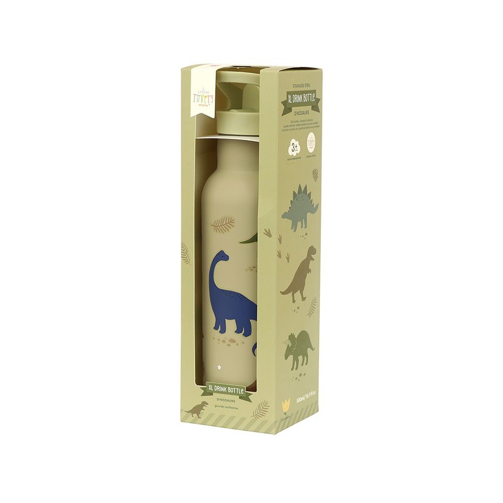 Edelstahl Trinkflasche - Dino (500 ml)