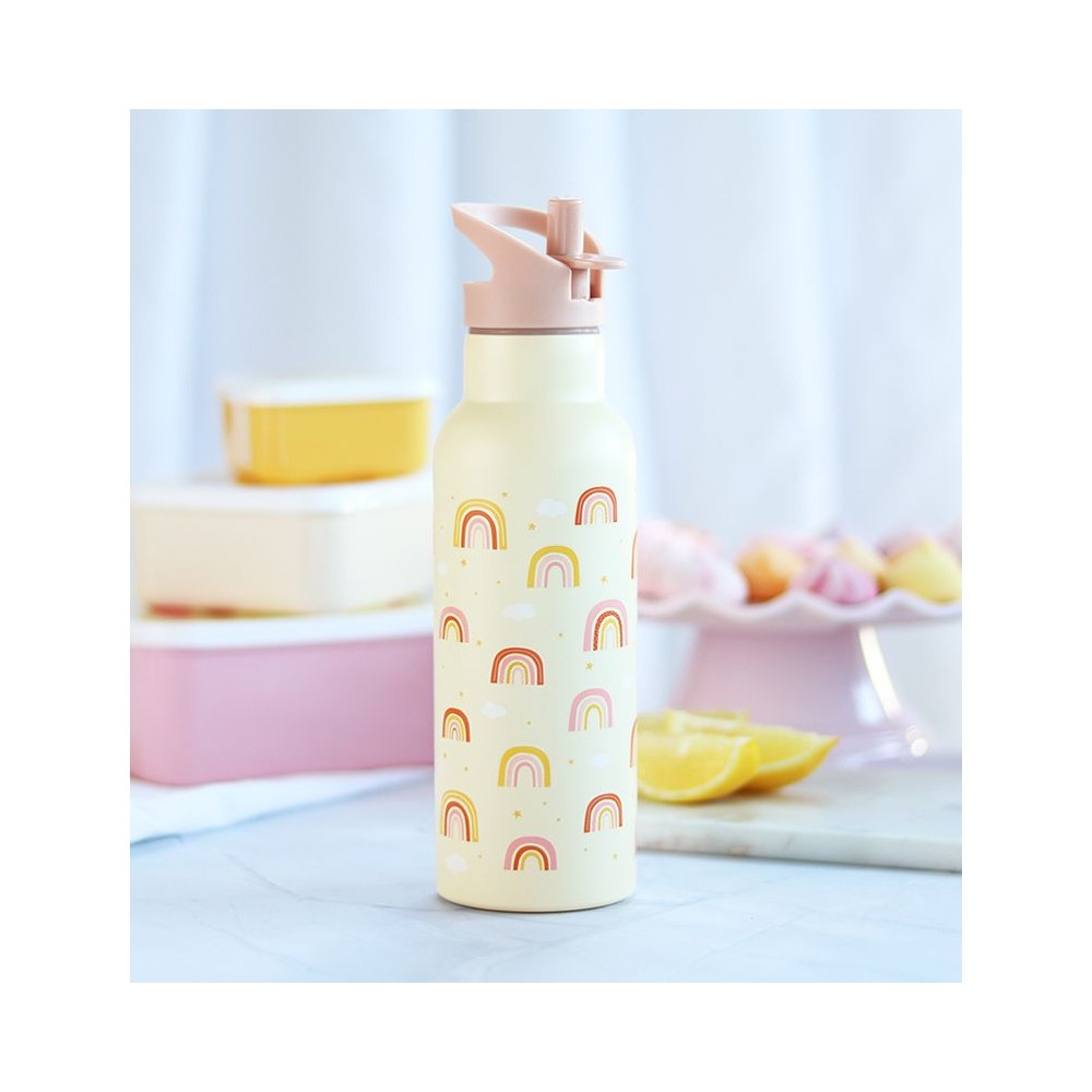 Edelstahl Trinkflasche - Regenbogen (500 ml)