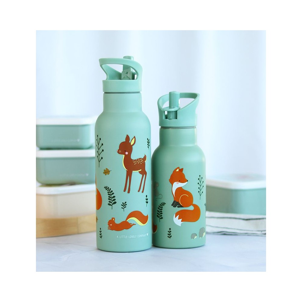 Edelstahl Trinkflasche - Waldfreunde (500 ml)