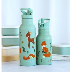 Edelstahl Trinkflasche - Waldfreunde (500 ml)