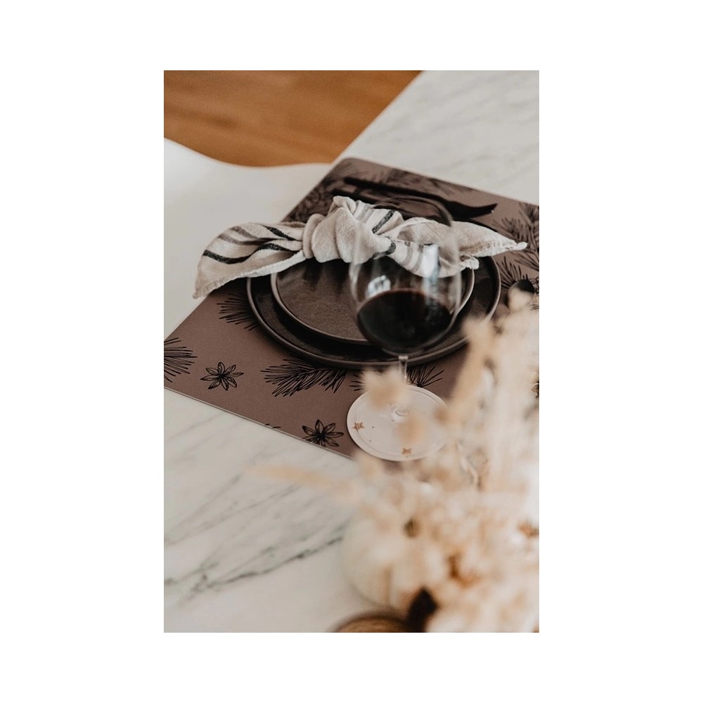 Tischauflage, Fir Branch Cinereous